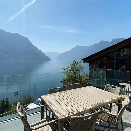 Ca' De Sass Near Argegno Вилла *